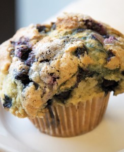 A muffin at Dixie Supply Bakery and Café.