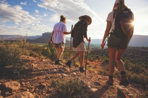 Exploring nature is part of the experience. 